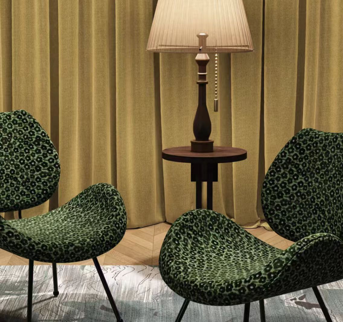 Kiváló minőségű jacquard bársony szilvavirág mintás kanapészövet
